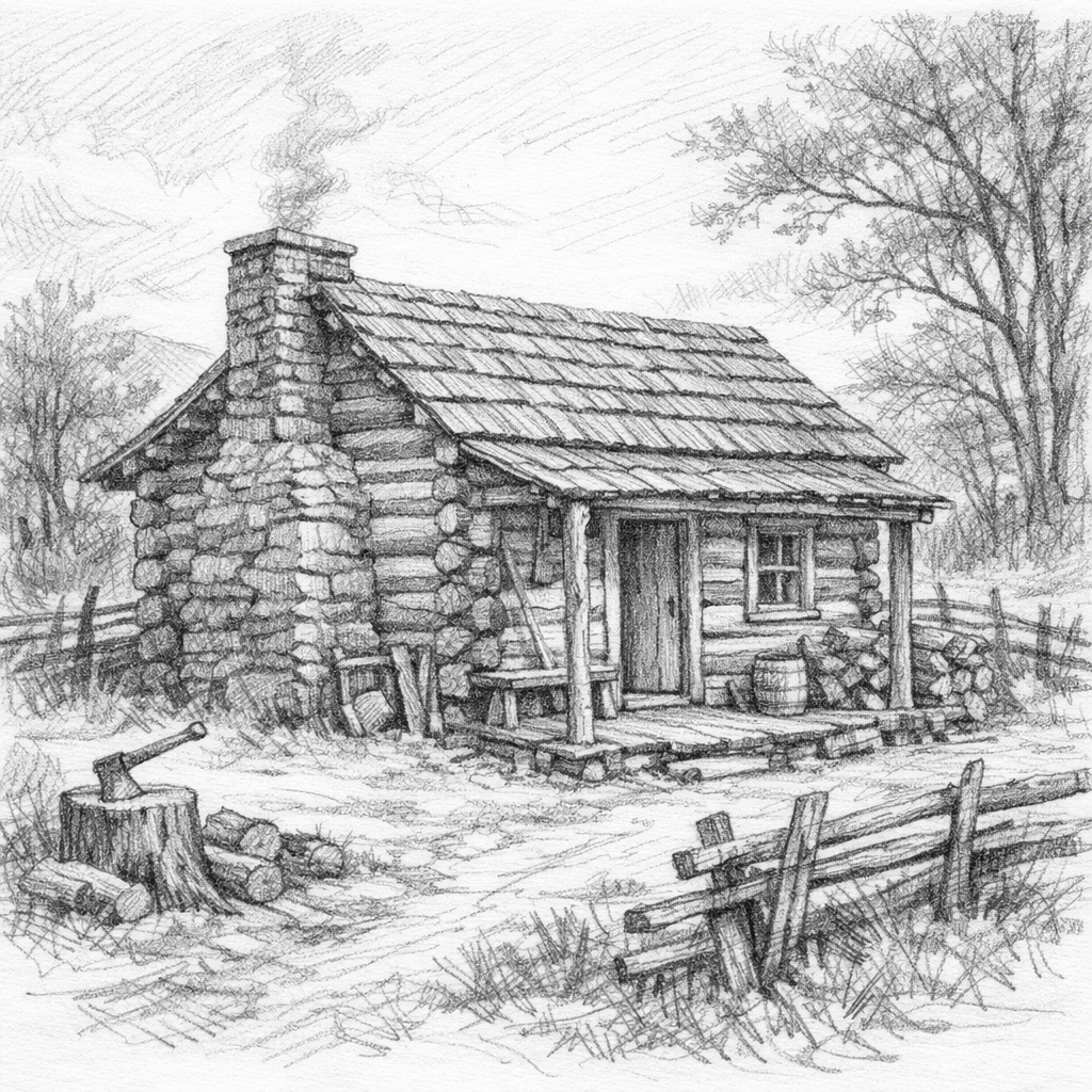 How Pioneers Built Their First Cabins With Minimal Tools
