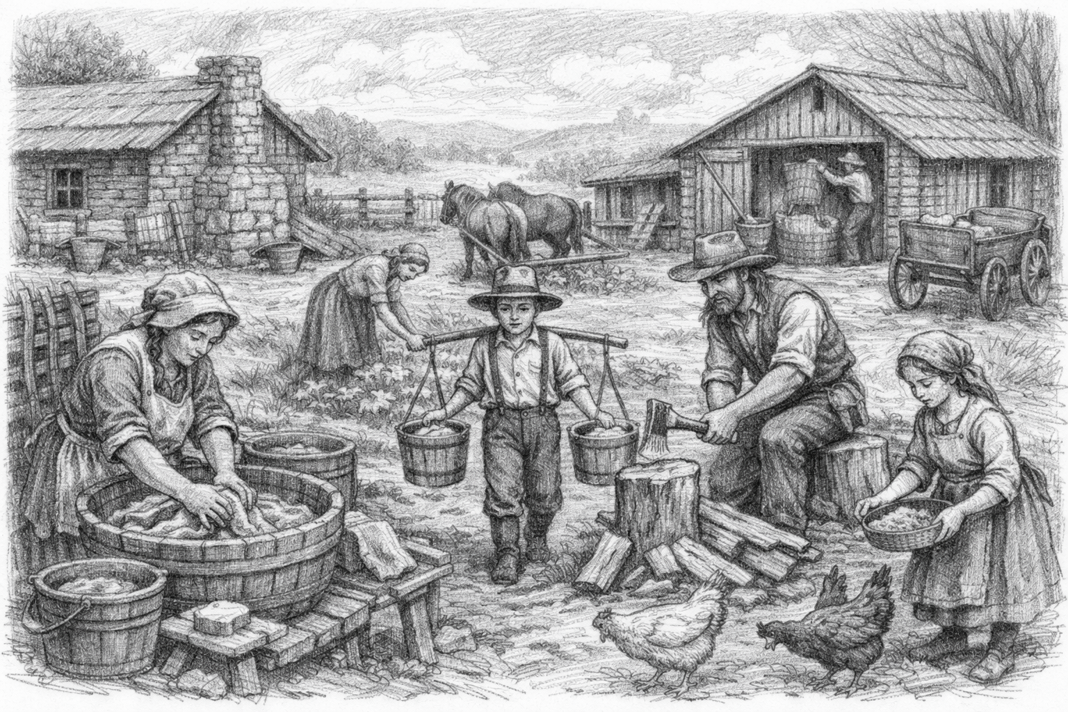 Daily Life on an 1800s Homestead: What Frontier Living Was Really Like