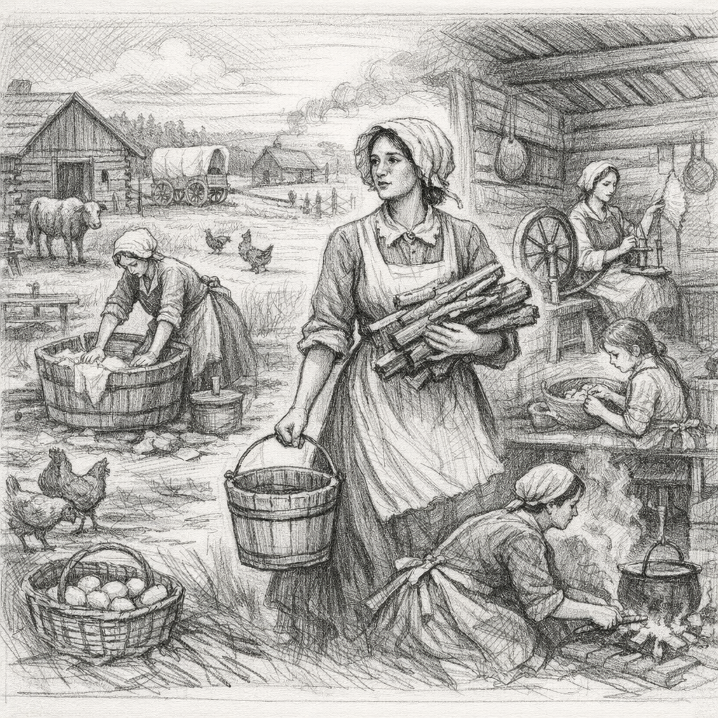 What Women Did on 1800s Homesteads: Forgotten Roles, Skills, and Hardships
